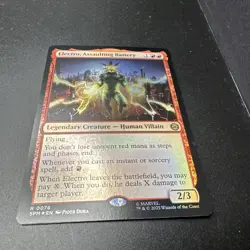 Electro, Assaulting Battery Marvel's Spider-Man Foil - Image 3