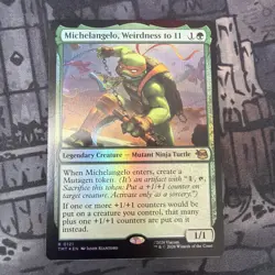 Michelangelo, Weirdness to 11 Teenage Mutant Ninja Turtles Foil - Image 1