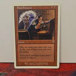 Magic: The Gathering Final Fortune Instant Rare 7th Edition Red Regular - Image 1
