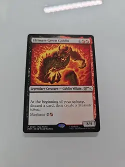 MTG Ultimate Green Goblin Marvel Play Promo Unique & Misc Promos Spiderman - Image 1