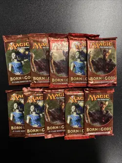 MTG 2014 BORN OF THE GODS BOOSTER PACK LOT OF 10 PACKS - SEALED - Image 1