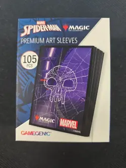 Gamegenic Magic The Gathering Spider-Man Premium Art Sleeves 105 Pcs Swamp - Image 1