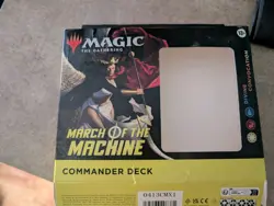 MTG Commander Deck Lot (2) March of the Machine + 8 Booster Packs Sealed - Image 1