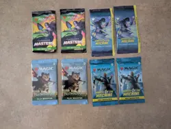 MTG Commander Deck Lot (2) March of the Machine + 8 Booster Packs Sealed - Image 4