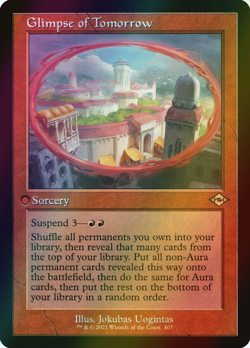 MTG Glimpse of Tomorrow Foil ** Modern Horizons 2 ** English (NM) - Image 1