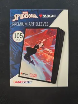 Gamegenic Magic The Gathering Spider-Man Premium Art Sleeves 105 Pcs Spider-Gwen - Image 1