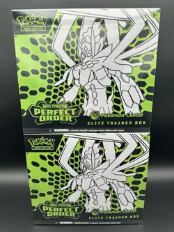 x2 Pokemon Center Perfect Order Exclusive Elite Trainer Box ETB Sealed Pokemon - Image 1