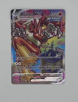 Blaziken VMAX 201/198 Ultra Rare Holo Rapid Strike Pokemon TCG Chilling Reign - Image 1