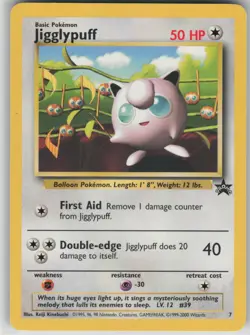 ✰ JIGGLYPUFF 7 PROMO WIZARDS BLACK STAR PROMOS POKEMON ✰ LP - Image 2