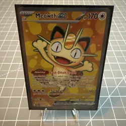 Pokemon Meowth Ex Ultra Rare 107/88 NM Perfect Order - Image 1