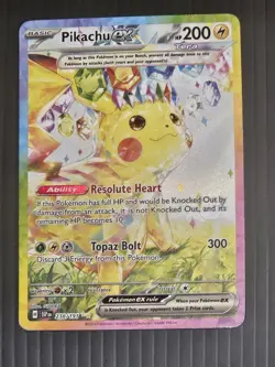 Pokemon Pikachu ex 238/191 Sv08 Surging Sparks EX Special Illustration Rare - Image 1
