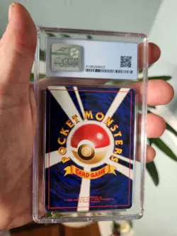 (POP 2) CGC 10 PERFECT Pokemon Horsea 116 Mystery of the Fossils Japanese Card - Image 3