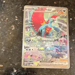 Pokemon Roaring Moon ex SV04 Paradox Rift Special Illustration Rare Holo 251/18… - Image 2