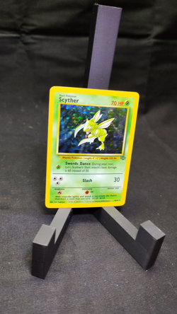 1999 Pokemon Scyther 10/64 Jungle Holo Partial Missing Symbol Error WOTC LP - Image 2