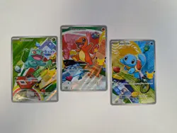 🔥 Kanto Pokemon First Partner Illustration Collection Starters Gen 1 🔥 Clean!! - Image 1