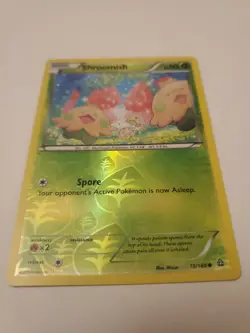 Pokemon TCG Shroomish Primal Clash 15/160 Reverse Holo Common - Image 1