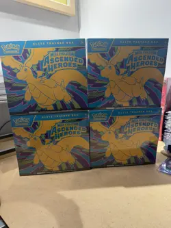 Pokemon TCG: Ascended Heroes Pokemon Elite Trainer Box (ETB) lot of 4 - Image 1