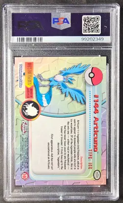 2000 Pokemon Topps Chrome Articuno #144 PSA 9 - Image 2