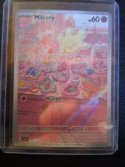 Pokemon TCG Milcery 152/142 Stellar Crown Holo Pack, Fresh, Near Mint Condition - Image 1