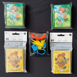 Pokemon Center Van Gogh Sunflora, Hidden Fates & Professor Juniper sleeves NEW - Image 1