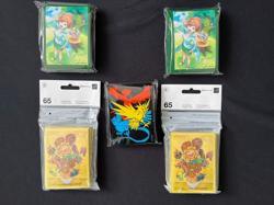 Pokemon Center Van Gogh Sunflora, Hidden Fates & Professor Juniper sleeves NEW - Image 4
