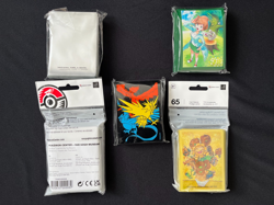 Pokemon Center Van Gogh Sunflora, Hidden Fates & Professor Juniper sleeves NEW - Image 5