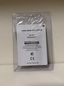 DETECTIVE PIKACHU SM190 PROMO STAMPED RARE POKEMON HOLO SEALED NM - Image 2