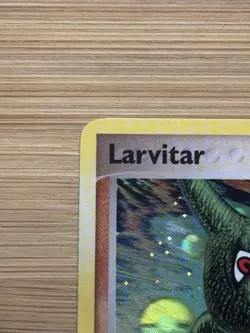 Pokemon 2005 Larvitar 61/115 HOLO Unseen Forces Stamped NM - Image 2