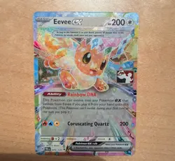 Play! Pokemon Prize Pack Series 7 Prismatic Evolutions 075/131 Eevee ex - Image 1