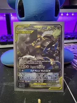 Lucario & Melmetal GX SM192 Ultra Rare - Pokemon - Sun & Moon Tag Team Promo -LP - Image 1