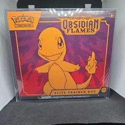 Pokemon TCG: ​Scarlet & Violet Obsidian Flames Factory Sealed Elite Trainer Box - Image 1