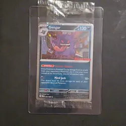 Pokemon TCG Gengar GameStop Promo Holo POR 050/088 Ghost 130 HP Mind Jack - Image 2