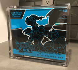 Black Bolt Pokemon Center PC ETB *SEALED* in Acrylic case - Image 1
