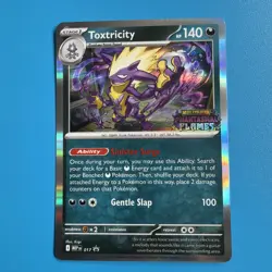Pokemon TCG Toxtricity MEP 017 Promo Phantasmal Flames Stamped Prerelease - Image 1