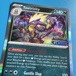 Pokemon TCG Toxtricity MEP 017 Promo Phantasmal Flames Stamped Prerelease - Image 2