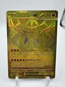 Gold Mega Zygarde EX Mega Hyper Rare 124/88 Pokemon Perfect Order - PACK FRESH - Image 1