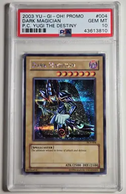 2003 YU-GI-OH! P.C. YUGI THE DESTINY Dark Magician PCY-004 PSA 10 - Image 1