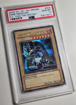 2003 YU-GI-OH! P.C. YUGI THE DESTINY Dark Magician PCY-004 PSA 10 - Image 2