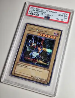 2003 YU-GI-OH! P.C. YUGI THE DESTINY Dark Magician PCY-004 PSA 10 - Image 3