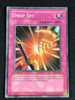 YUGIOH DROP OFF LOD-097 1ST SUPER LP - Image 1