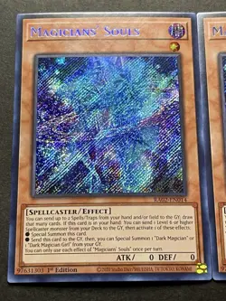 Magicians' Souls 3x Playset RA02-EN014 Secret Rares NM 1st Edition YuGiOh! - Image 3