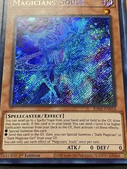 Magicians' Souls 3x Playset RA02-EN014 Secret Rares NM 1st Edition YuGiOh! - Image 4
