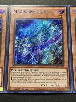 Magicians' Souls 3x Playset RA02-EN014 Secret Rares NM 1st Edition YuGiOh! - Image 5