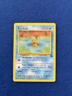 Black Star Promo #20 Psyduck Vintage Pokemon F6 - Image 1
