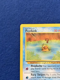 Black Star Promo #20 Psyduck Vintage Pokemon F6 - Image 2