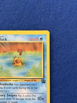 Black Star Promo #20 Psyduck Vintage Pokemon F6 - Image 3