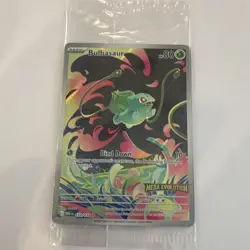 Pokemon Bulbasaur Mega Evolution Illustration Rare Holo 133/132 HP 80 Mashu - Image 1