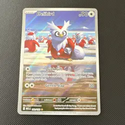 Pokemon TCG Delibird 152/132 Me01 Mega Evolution Rare Holo Basic 90HP English - Image 1