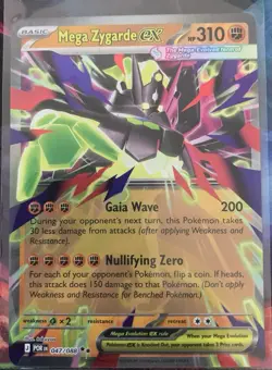 Pokemon TCG -Mega Zygarde ex 047/088 Perfect Order Double Rare English Holo - Image 1