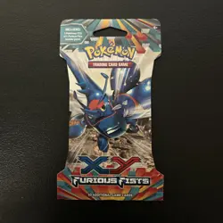 Pokemon TCG: XY Furious Fists Sleeved Booster Pack New Factory Sealed - Image 1